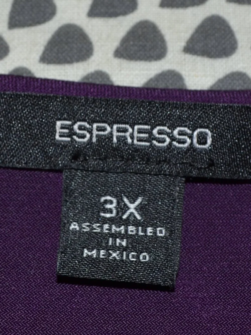 Espresso Purple Embellished Empire Waist Maxi Dress Women’s 3X Plus Formal - Picture 6 of 7
